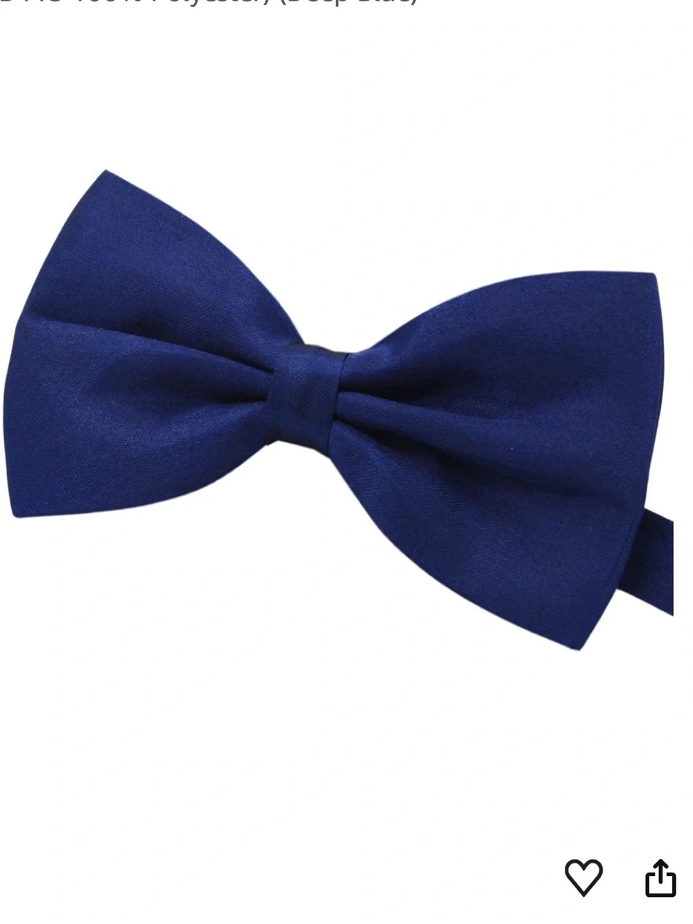 Classic Navy Dog Bow Tie Collar Accessory C26